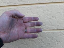 さいたま市緑区にて外壁 チョーキング現象