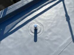 ベランダウレタン防水通気緩衝工法防水 ドレイン設置