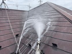 さいたま市南区にて バイオ高圧洗浄　屋根