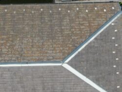 さいたま市緑区　屋根外壁塗装現調 ドローン画像