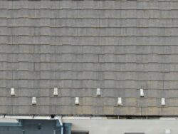 さいたま市浦和区　屋根カバー外壁塗装現調 ドローン画像