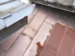 蓮田市　トップライト解体瓦設置大下屋根漆喰補修現調下屋根