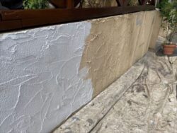 さいたま市緑区にて 塀の附帯塗装