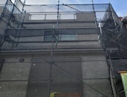 さいたま市北区　屋根外壁塗装 足場設置