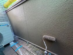 さいたま市緑区　屋根塗装・縦樋補修 ベランダ内壁塗装