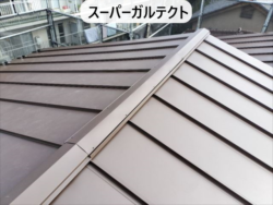 さいたま市大宮区にて 新規屋根材スーパーガルテクト