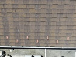 さいたま市北区　屋根カバー・外壁塗装現調 ドローン画像