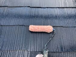 上尾市　棟板金交換・屋根外壁塗装 屋根トッポコート