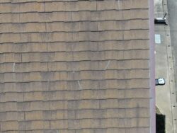 さいたま市北区　屋根カバー・外壁塗装現調 ドローン画像