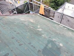 さいたま市北区　屋根カバー・外壁塗装 既存屋根材撤去