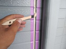 上尾市　棟板金交換・屋根外壁塗装 コーキング処理
