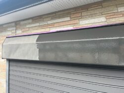 さいたま市見沼区　棟板金外壁屋根塗装 シャッターBOX