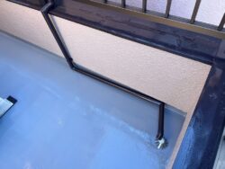 見沼区　外壁塗装ベランダ防水波板交換 ベランダトップコート塗布