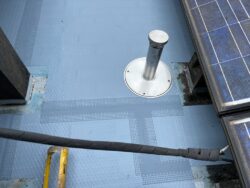 さいたま市南区　ウレタン塗膜防水通気緩衝シート敷き込み