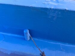さいたま市南区　ウレタン塗膜防水通気緩衝工法　ウレタン塗布
