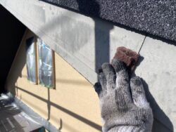 さいたま市大宮区　屋根カバー外壁塗装付帯塗装破風