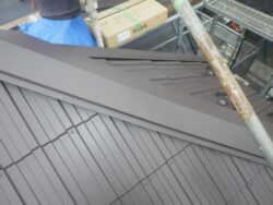練馬区　屋根カバー外壁塗装 屋根カバー完了 