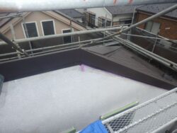 練馬区　屋根カバー外壁塗装 棟板金設置