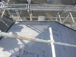 練馬区　屋根カバー外壁塗装 ルーフィング設置
