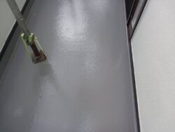 練馬区　屋根カバー外壁塗装 ベランダトップコート