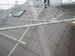 練馬区　屋根カバー外壁塗装 屋根カバー完了 