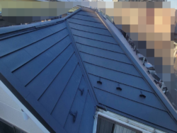 さいたま市北区　屋根カバー外壁塗装　屋根材設置 