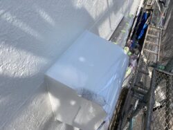 さいたま市北区　屋根カバー外壁塗装　 付帯塗装　換気扇カバー