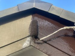 さいたま市見沼区　屋根カバー外壁塗装 付帯塗装破風