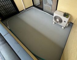 さいたま市見沼区　屋根外壁塗装 ベランダトップコート