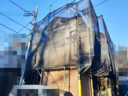 さいたま市見沼区にて足場設置