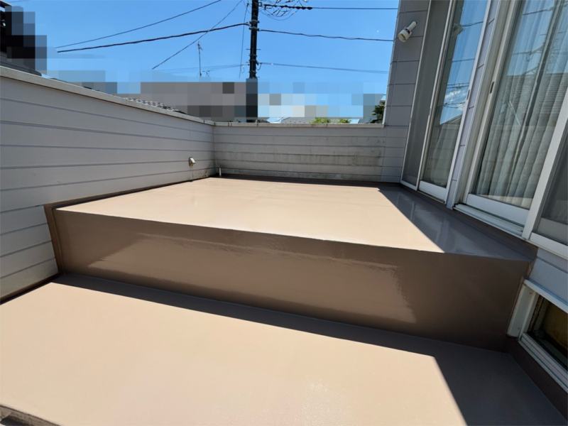 さいたま市緑区 屋根増設部分塗装防水工事 K様より
