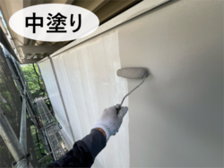 さいたま市南区にて外壁中塗り