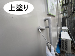 さいたま市南区にて外壁上塗り