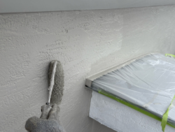 朝霞市 外壁屋根塗装工事 外壁塗装 上塗り