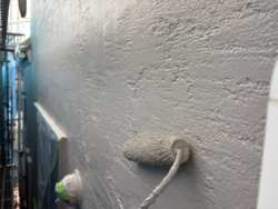 朝霞市 外壁屋根塗装工事 外壁塗装 上塗り