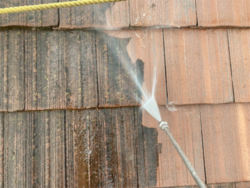 さいたま市北区にて屋根洗浄