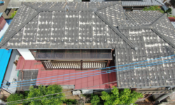 さいたま市見沼区　屋根葺き替え外壁塗装　現調ドローン