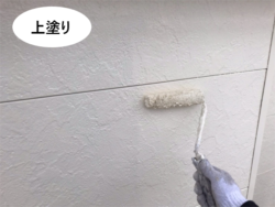 さいたま市北区にて外壁中塗り