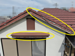 さいたま市見沼区にて破風劣化