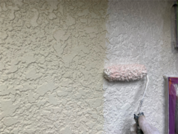 さいたま市見沼区にて外壁下塗り