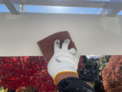 さいたま市見沼区　外壁塗装 付帯塗装 テラス木部