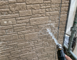 さいたま市北区にて外壁洗浄