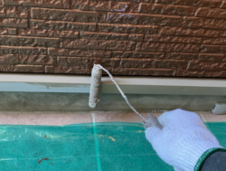 越谷市　屋根外壁塗装 水切り