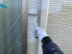 越谷市　屋根外壁塗装 外壁下塗り