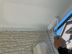 越谷市　屋根外壁塗装 軒天塗装