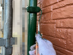 さいたま市北区にて竪樋塗装