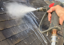 越谷市　屋根外壁塗装 洗浄