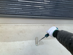 さいたま市北区 屋根外壁塗装 ベランダプライマー塗布