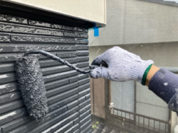 さいたま市北区 屋根外壁塗装上塗り