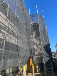 さいたま市北区　屋根カバー　足場設置 